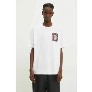 Billionaire Boys Club tricou din bumbac College barbati, culoarea alb, cu imprimeu, B24352 imagine