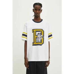 Billionaire Boys Club tricou din bumbac College Sport Top barbati, culoarea alb, modelator, B24353 imagine