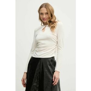 Sisley bluza femei, culoarea bej, neted, 5Y0XLQ080 imagine