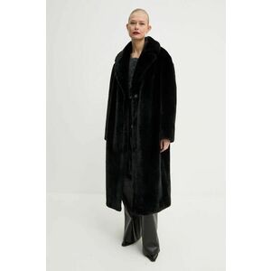 Stand Studio palton Maria Coat femei, culoarea negru, de tranzitie, oversize, 61122-9070 imagine