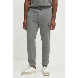 Hackett London pantaloni de trening culoarea gri, melanj, HM581310 imagine