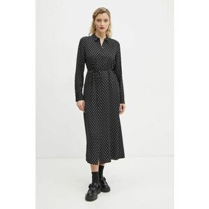 Marc O'Polo rochie culoarea negru, midi, drept, 500120821033 imagine