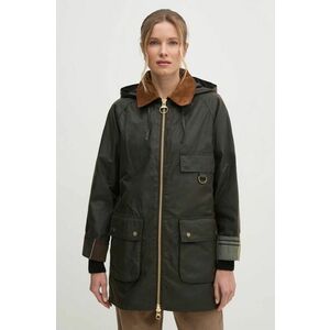 Barbour geaca Highclere Wax Jacket femei, de tranzitie, LWX1262 imagine