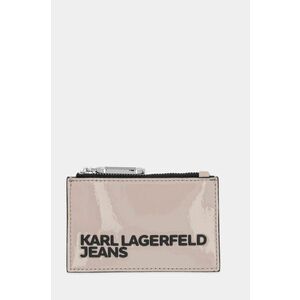 Karl Lagerfeld Jeans portofel femei, culoarea bej, A1W30251 imagine