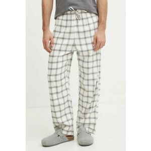 Hollister Co. pantaloni de pijama barbati, culoarea bej, modelator, KI313-4024 imagine