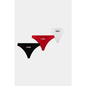 Diesel tanga PUNCHY-D-CORE-3PACK UNDERPANTS 3-pack culoarea rosu, A17515.0WHAV imagine