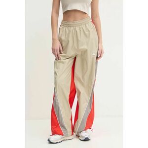 adidas by Stella McCartney pantaloni femei, culoarea bej, modelator, JI5135 imagine