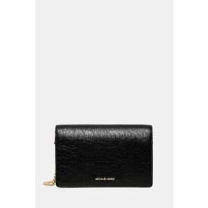 MICHAEL Michael Kors poseta de piele culoarea negru, 32R5GJ6C8L imagine