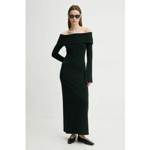 By Malene Birger rochie BENNIE culoarea negru, maxi, evazati, 103115 imagine