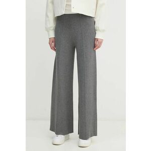 United Colors of Benetton pantaloni de trening culoarea gri, melanj, 17Q3DF00R imagine