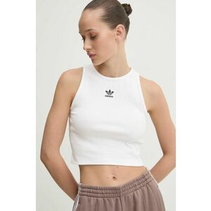 adidas Originals top Essential femei, culoarea alb, JC9007 imagine