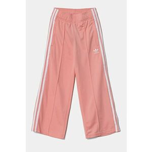 adidas Originals pantaloni de trening pentru copii culoarea portocaliu, cu imprimeu, JD1664 imagine