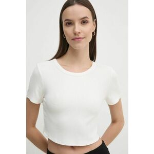 Dkny tricou femei, culoarea bej, DP5T9982 imagine