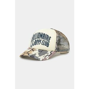 Billionaire Boys Club sapca Camo Arch Logo Trucker culoarea verde, modelator, B24142 imagine