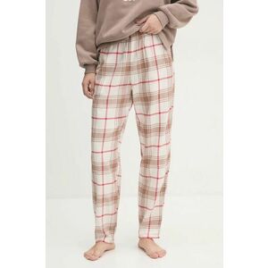 United Colors of Benetton pantaloni pijama bumbac culoarea bej, bumbac, 43UL3F00I imagine