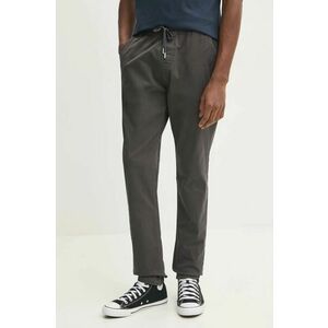 Tommy Jeans pantaloni barbati, culoarea gri, DM0DM20283 imagine