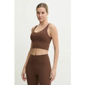 Joy in me top de yoga Grace culoarea maro, Grace imagine