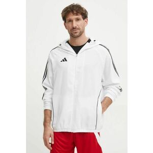 adidas Performance geaca sport Tiro 24 culoarea alb, de tranzitie, IM8808 imagine