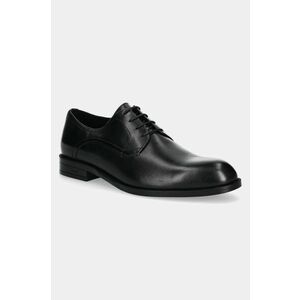 BOSS pantofi de piele Tayil barbati, culoarea negru, 50541701 imagine