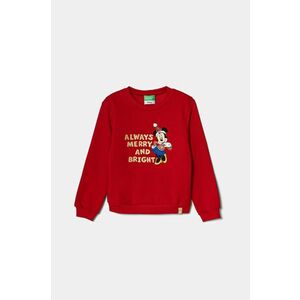 United Colors of Benetton bluza copii x Disney culoarea rosu, cu imprimeu, 3J73G10GO imagine