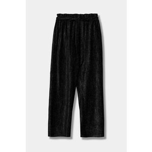 United Colors of Benetton pantaloni de catifea pentru copii culoarea negru, modelator, 3JTPCF05M imagine