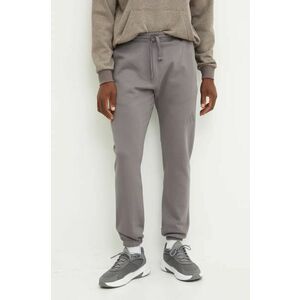 adidas pantaloni de trening din bumbac All SZN culoarea gri, neted, IY6562 imagine