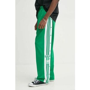 adidas Originals pantaloni de trening Adibreak culoarea verde, cu imprimeu, JP3762 imagine