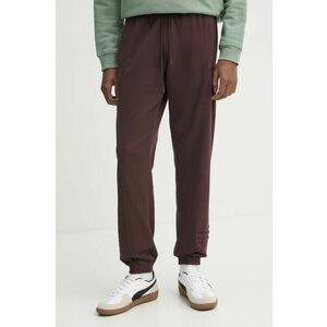 adidas Originals pantaloni PRE - LOVED PNT barbati, culoarea maro, neted, JC8355 imagine