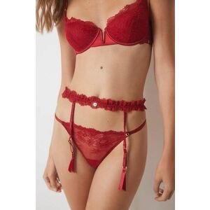 women'secret ciorapi RED XMAS LA VECINA RUBIA culoarea rosu, 5358627 imagine