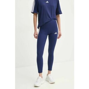 adidas colanti Essentials femei, culoarea albastru marin, cu imprimeu, JE0067 imagine