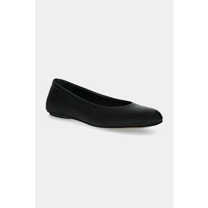 Weekend Max Mara balerini de piele TODI culoarea negru, 2515521074600 imagine