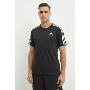 adidas Performance tricou de alergare Own The Run culoarea negru, cu imprimeu, IQ3834 imagine