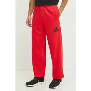 adidas pantaloni de trening Essentials culoarea rosu, neted, JF3601 imagine