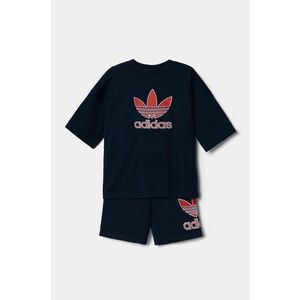 adidas Originals set de bumbac pentru copii culoarea albastru marin, JC9172 imagine