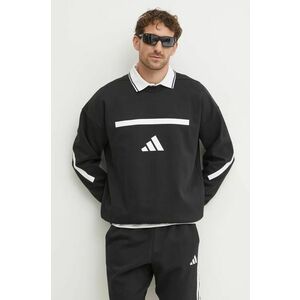 adidas bluză Z.N.E. bărbați, culoarea negru, cu imprimeu, JD5982 imagine