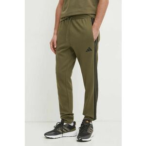 adidas pantaloni de trening Essentials culoarea verde, modelator, JD1857 imagine