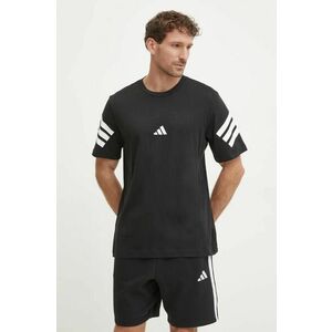 adidas tricou din bumbac Future Icons barbati, culoarea negru, cu imprimeu, JD4877 imagine