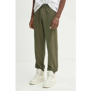 adidas Originals pantaloni de trening din bumbac Wabash culoarea verde, cu imprimeu, JP4486 imagine