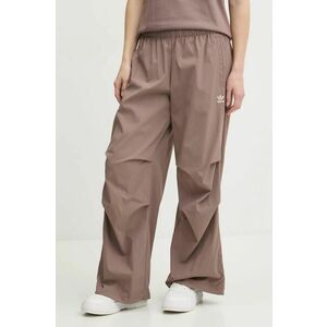 adidas Originals pantaloni de trening Essential culoarea maro, neted, JD0783 imagine