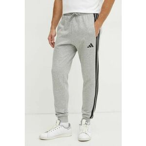 adidas pantaloni de trening Essentials culoarea gri, modelator, JE6318 imagine