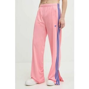 adidas Originals pantaloni de trening Firebird culoarea roz, cu imprimeu, JP2312 imagine