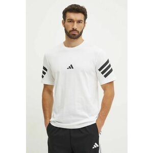 adidas tricou din bumbac Future Icons barbati, culoarea alb, neted, JD4880 imagine