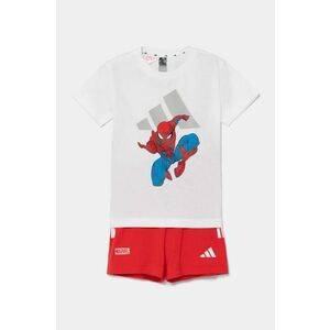 adidas set de bumbac pentru bebelusi MRVL culoarea rosu, JF3629 imagine