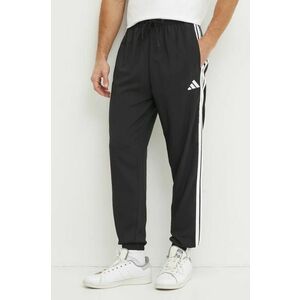 adidas pantaloni Essentials barbati, culoarea negru, modelator, IM7841 imagine