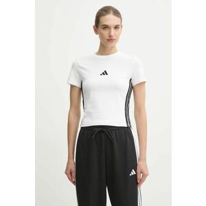 adidas tricou Essentials femei, culoarea alb, JE1239 imagine