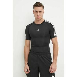 adidas Performance tricou de antrenament Techfit culoarea negru, cu imprimeu, IN5588 imagine