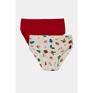 United Colors of Benetton chiloti copii 2-pack culoarea rosu, 3LFC0S027 imagine