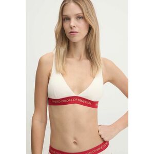 United Colors of Benetton sutien culoarea bej, neted, 3OP81R01O imagine