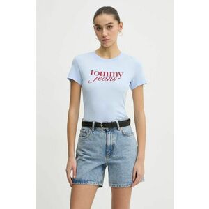 Tommy Jeans tricou din bumbac femei, DW0DW19447 imagine