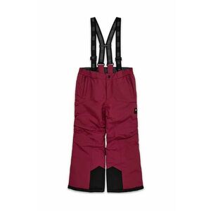 Lego Wear pantaloni copii culoarea bordo imagine